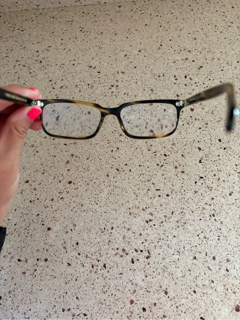 Oliver Peoples Brown Tortoiseshell Temple Arm